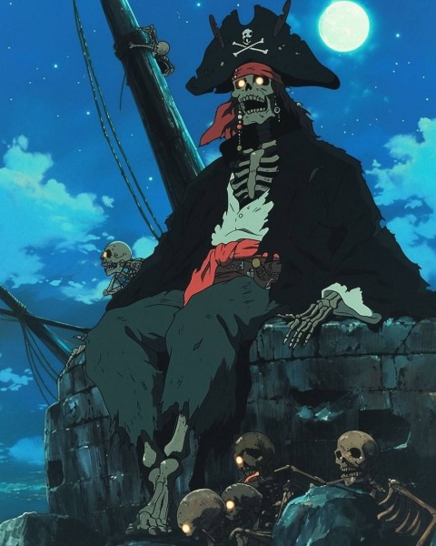Нейронные сети переносят «Пиратов Карибского моря» в анимацию Ghibli: 10 кадров