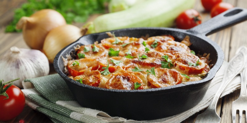 15 Запеканка из кабачков с фаршем, сыром, яйцами и многим другим