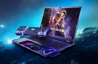 Acer показала концепт ноутбука со встроенным контроллером